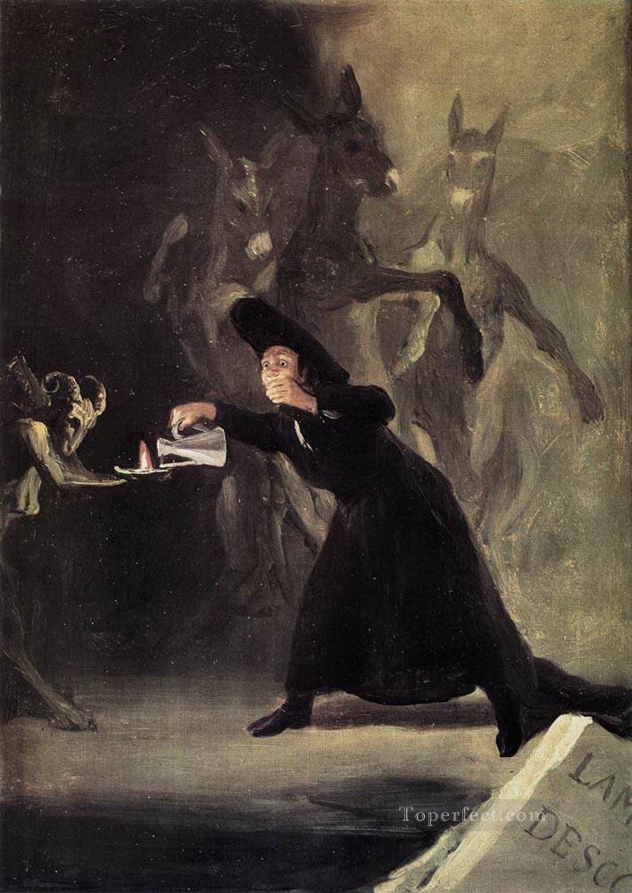 El hombre embrujado Francisco de Goya Pintura al óleo